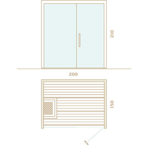 Libera Glass Sauna