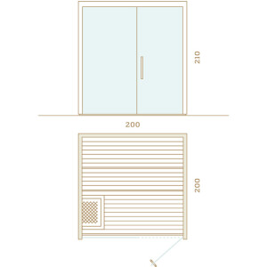 Sauna Libera Glas