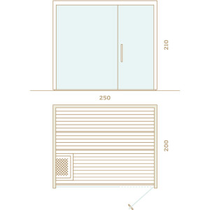 Libera Glass Sauna