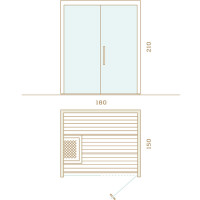 Sauna Libera Glas