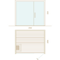 Libera Glass Sauna